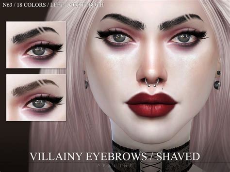 Sims 4 Female Eyebrows Cc