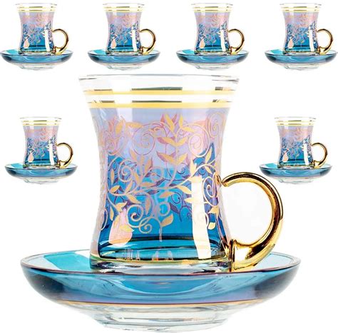 Drinkware Turkish Style Tea Glass Set Drink Barware Etna Com Pe
