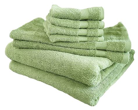 Cotton And Calm Exquisitely Plush And Soft 8 Piece Bath Towel