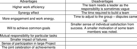 Interdisciplinary Team Advantages And Disadvantages Download