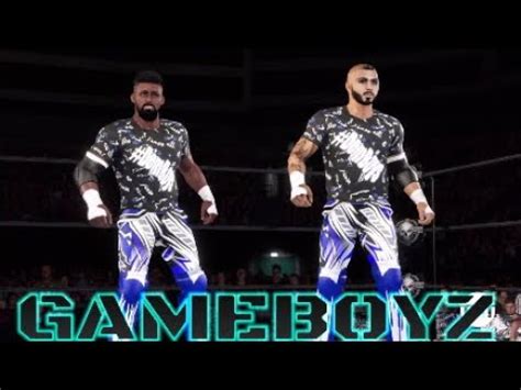 THE GAMEBOYZ WWE 2K22 CAW SHOWCASE YouTube