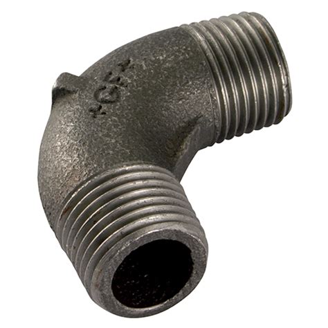 Black Bspt Male Equal Elbow Malleable Iron Pipe Fittings Hydraquip