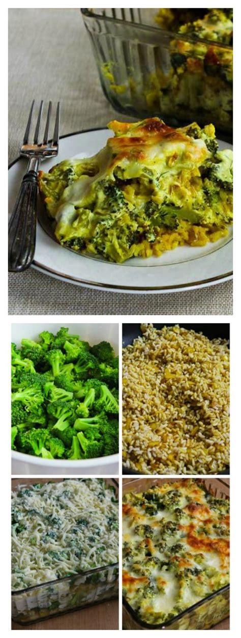 Drain salmon in large bowl. Vegetarian Brown Rice and Broccoli Casserole with Creamy ...