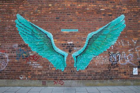 Best Angel Wings Mural I Ever Seen 💙💙💙👏👏👏👍 Beautiful ♥️ Angel Wings