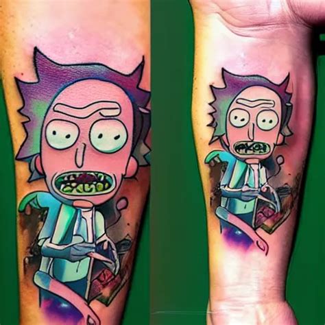 Rick And Morty Tattoo Stable Diffusion