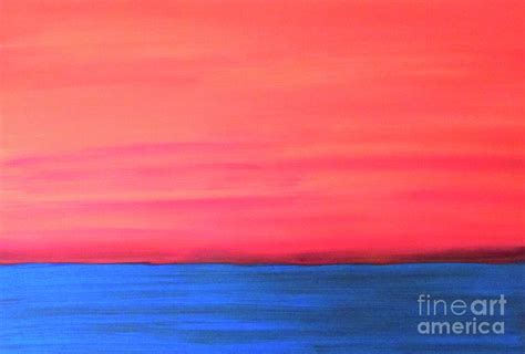 Ocean Sunset Painting Painting By Ann Brown Fine Art America