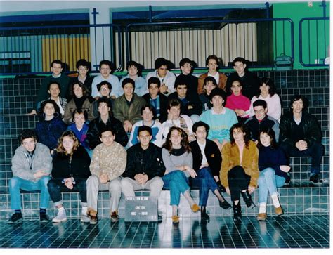 Photo De Classe 1987 1988 2nd 2 De 1987 Lycée Léon Blum Anc Lycée Du