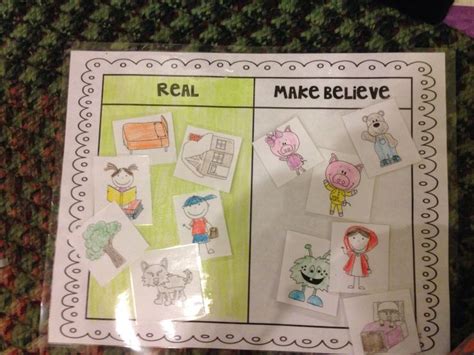Real Or Make Believe Story Book Theme Printable From