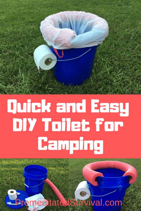 How To Make A Quick And Easy Diy Toilet For Camping Camping Hacks Diy Camping Toilet Diy Camping