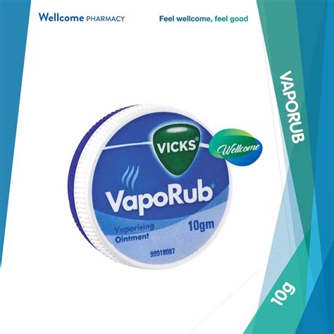 Vicks VapoRub Cold Vaporizing Ointment 10g Shopee Malaysia