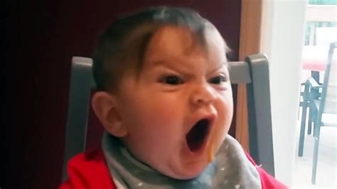 Hilarious Babies And Toddlers Trying To Get Angry Face Lots Of Laugh
