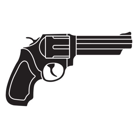Revolver Flat Icon Transparent Png And Svg Vector File