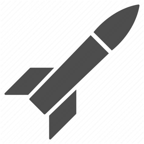Army Flight Launch Military Missile Rocket Weapon Icon