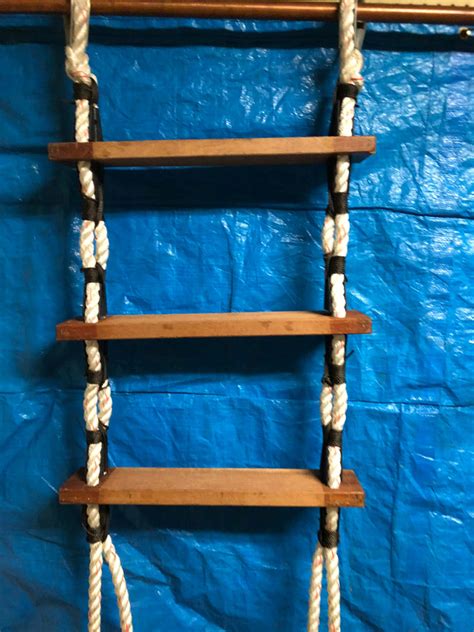 Round Rung Rope Ladders Custom Made By Pacific Fiber And Rope