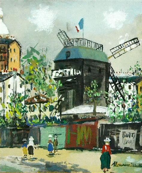 Bears Signature Maurice Utrillo Gouache And Watercolor