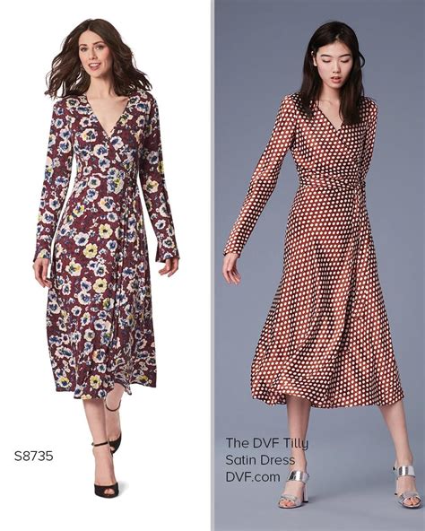 Sew The Look Tm Midi Wrap Dress Wrap Dress Simplicity Sewing Patterns