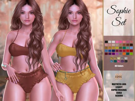 second life marketplace [hh] sophie shorts and top set