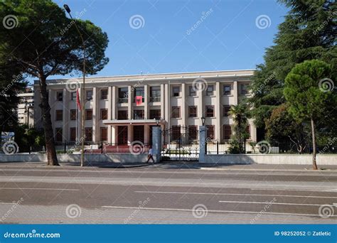 Presidential Palace In Tirana Editorial Photography Image Of