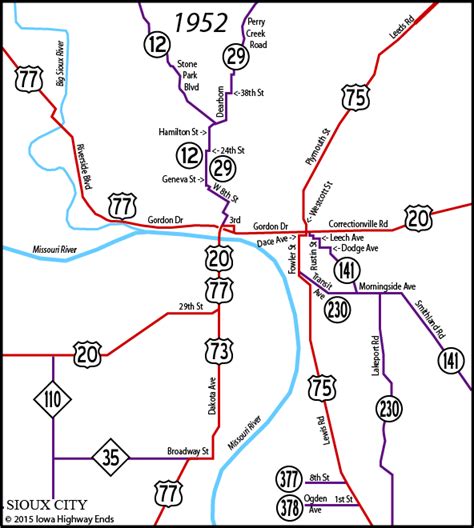 Sioux City Map