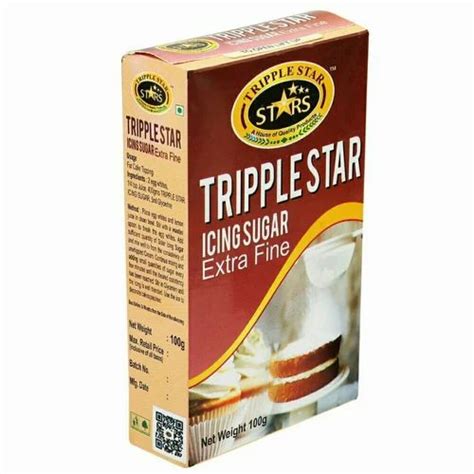 Tripple Star Icing Sugar Packaging Type Packet At Rs 30pack In Ajmer