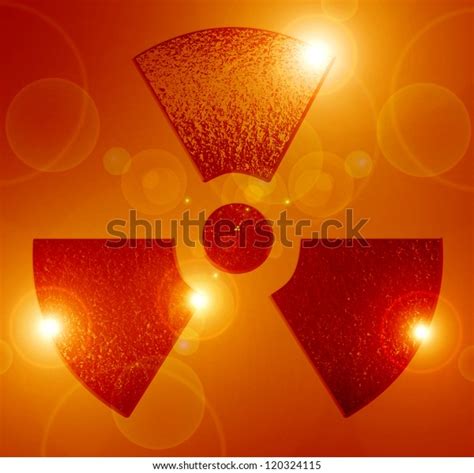 Nuclear Sign Representing Danger Radiation Stock Illustration 120324115
