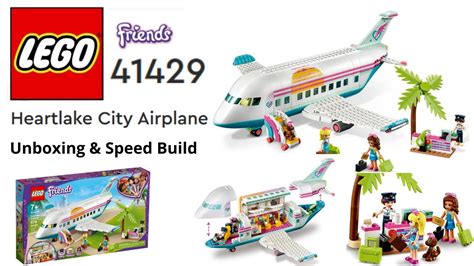 Lego Friends 41429 Heartlake City Airplane Speed Build Review 2020 New Youtube