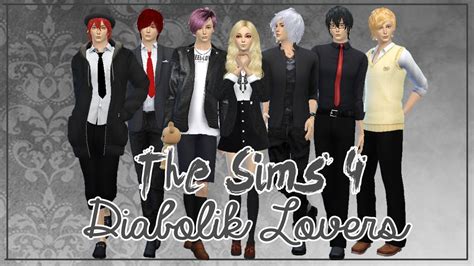 The Sims 4 Create A Sim Anime Character Diabolik Lovers Youtube