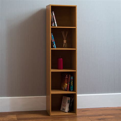 Use tiny head, counter sunk finish screws. Oak 5 Tier Cube Bookcase | Lounge Furniture | HomesDirect365