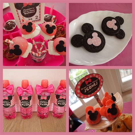 Scarlett S Minnie Mouse BOWtique Birthday Tea Party CatchMyParty Com