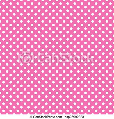 Seamless Pink Polka Dot Background Canstock