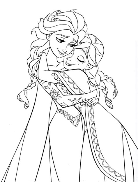 printable disney frozen coloring pages anna elsa olaf
