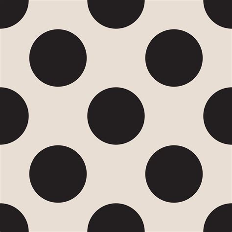 Seamless Patterns With White And Black Peas Polka Dot 344477 Vector