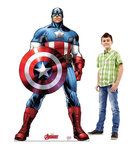 Buy Advanced Graphics Captain America Life Size Cardboard Cutout