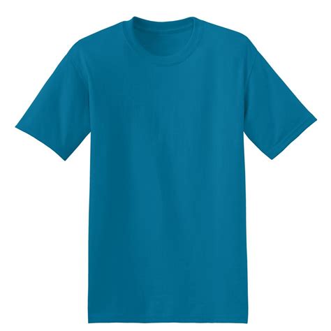 Hanes 5170 Comfortblend Ecosmart Cottonpolyester T Shirt Teal