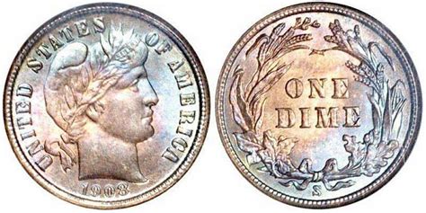 For a more detailed explanation of which dimes are worth money , follow the link. Barber Dimes - Price Charts & Coin Values