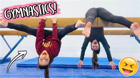 gymnastics with rachel 😝 sydney serena vlogs youtube