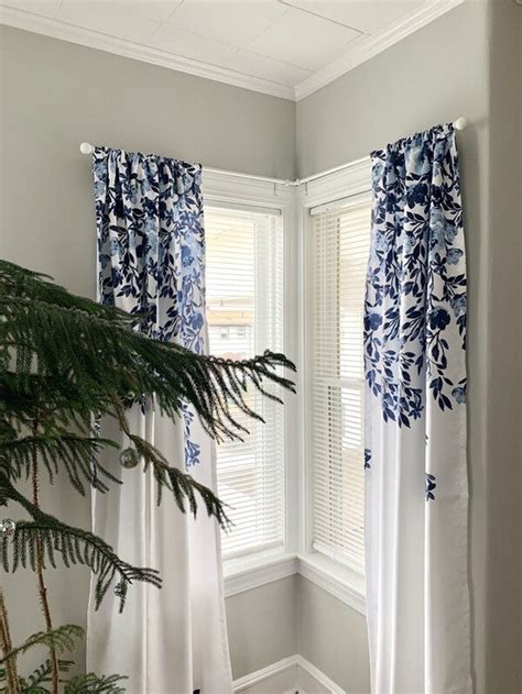 How To Hang Curtains On Corner Windows
