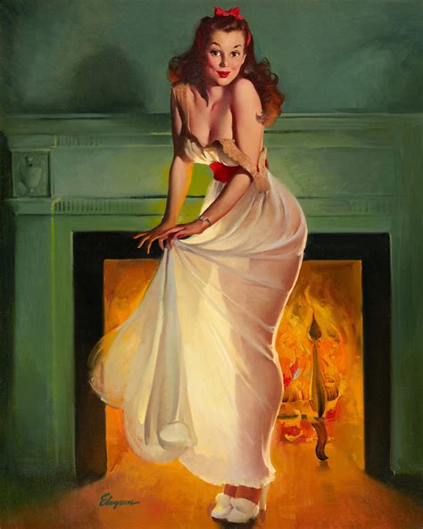 Pin Up Paintings By Gil Elvgren Art And Design Gambaran