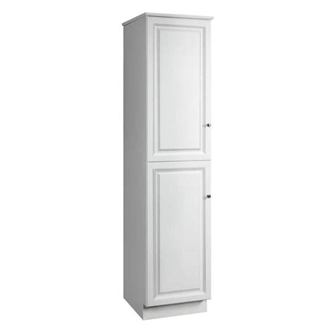 White Freestanding Linen Cabinets At