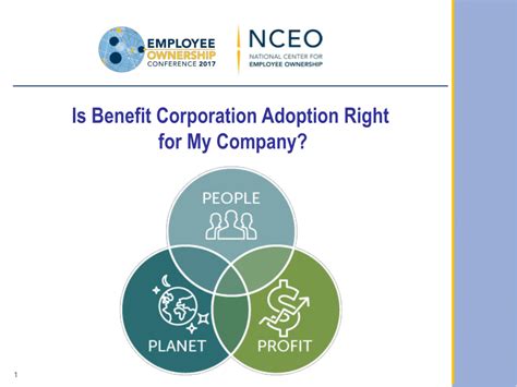 Pdf Is Benefit Corporation Adoption Right For My Company