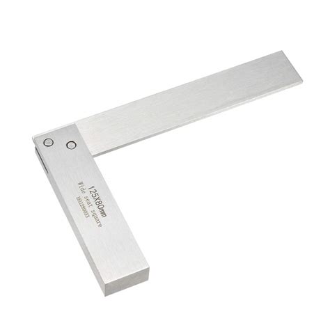 Buy Sourcing Right Angle Ruler 125x80mm Precision Ground Hardened Steel