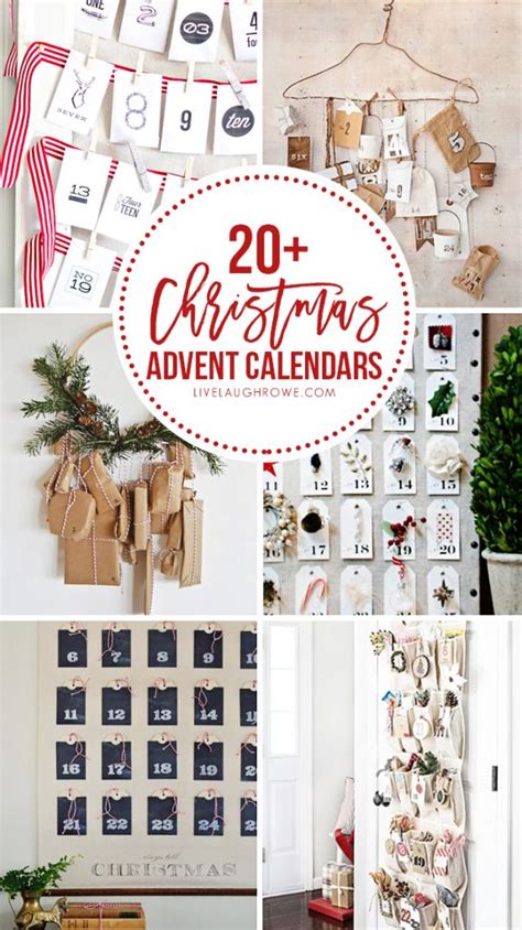 20 Diy Christmas Advent Calendars Live Laugh Rowe