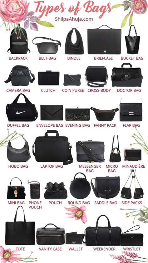 Types Of Bags A Complete Guide To 40 Different Bags Styles