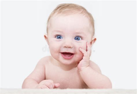 Baby Boy Posing Stock Photo Image Of Happy Cute Grin 2607278