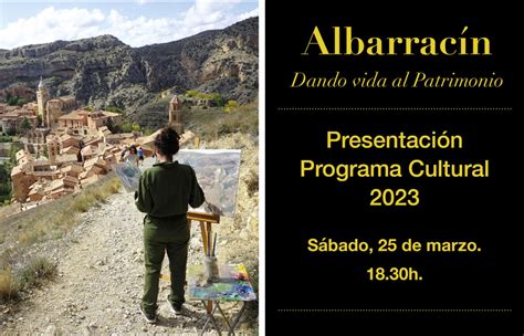 La Fundación Santa María De Albarracín Presenta El Programa Cultural