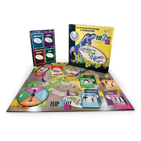 Flip2bfit The Physical Fitness Board Game