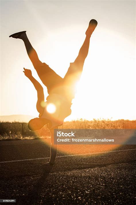 Handstand Silhouette Stock Photo Download Image Now California