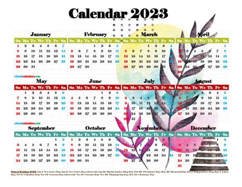 Incredible 2023 Calendar With Holidays Usa Images Calendar With