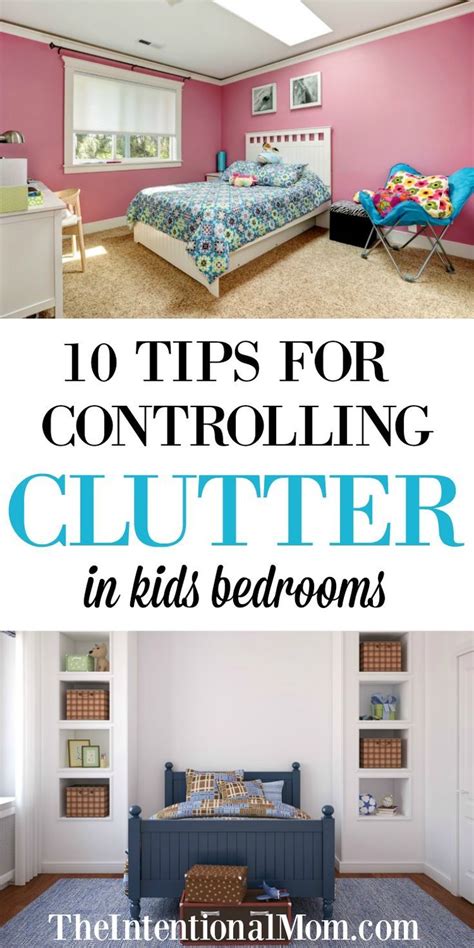 Hanging organizers and shelf racks are also useful for sorting accessories, sweaters, and purses. 10 Tips For Controlling Clutter in Kids Bedrooms | Kids ...