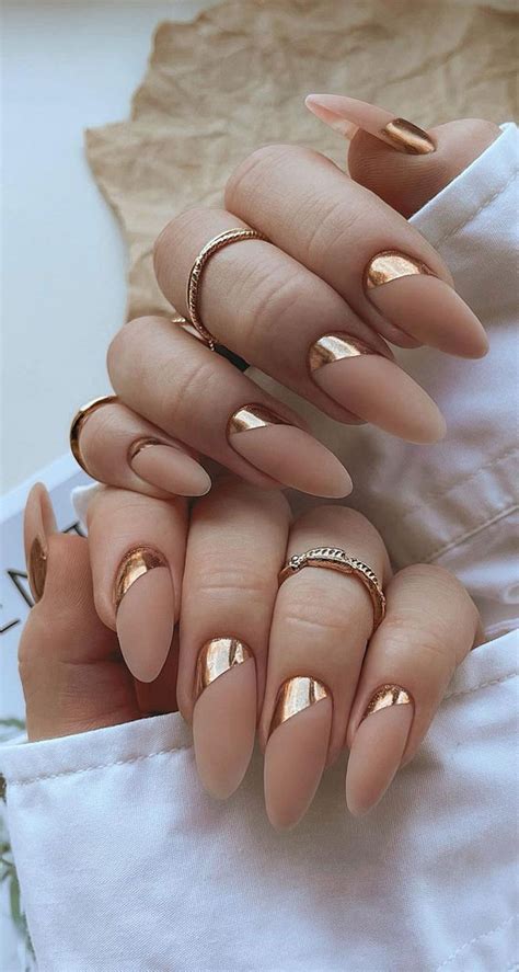 Cute Fall Nails To Help You Get Ready For Autumn Manicure Nude And
